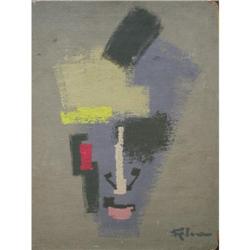 ALVA Painting British Abstract 1950