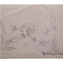 ABEL BERTRAM Sig Drawing French