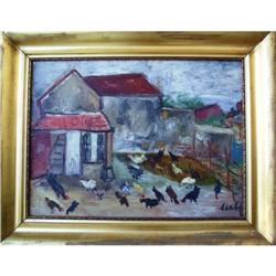 MOURA CHABOR Painting French American Art