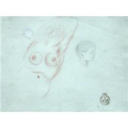 DALI Drawing Spanish Surrealism 1962