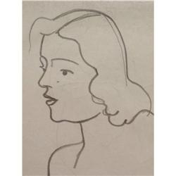 ANDRE DERAIN Sig Drawing Fauvism