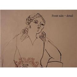 RAOUL DUFY Double Sided Drawing