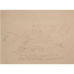 RAOUL DUFY Drawing French Impressionism