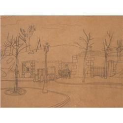 FOUJITA Drawing Japanese Paris