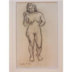 EMILE O. FRIESZ Drawing Nude French