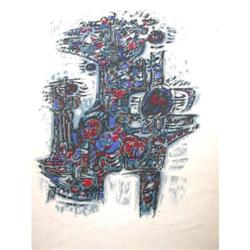 GUIGNEBERT Lithograph French Abstarct