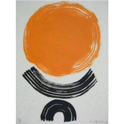 RAOUL LAZAR Etching 1974 French Abstract