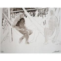 B.LOUTTRE Etching French Art Cubism Art