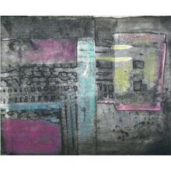 SONIA NATRA Etching 1977 Romanian Israeli