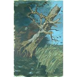 ROLAND OUDOT Litho French Art 1961