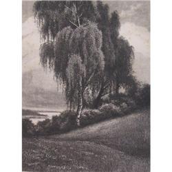 RUCKTÄSCHEL Etching German Art 1868-