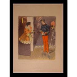 T.A STEINLEN litho Swiss French Art