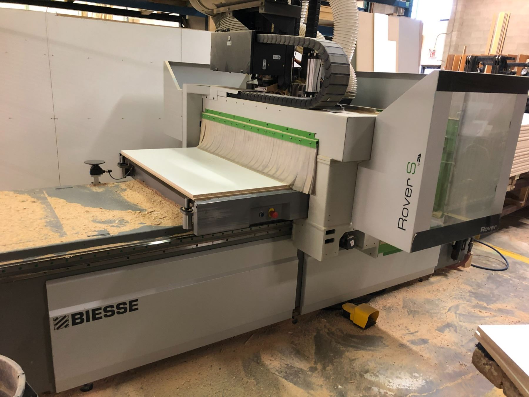 Biesse Router *2016 BIESSE ROVER MODEL SFT 1224 4'X8' NESTING POINT TO POINT ROUTER ...