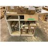 Image 2 : 98"X50"X37" WORK STATION WITH REMAINING CONTENTS