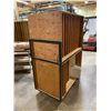 Image 2 : 4 WHEELED METAL/WOOD INVENTORY CART