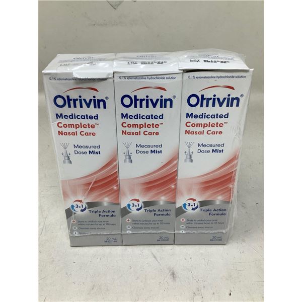 Otrivin Medicated Complete Nasal Care (3 x 20ml)