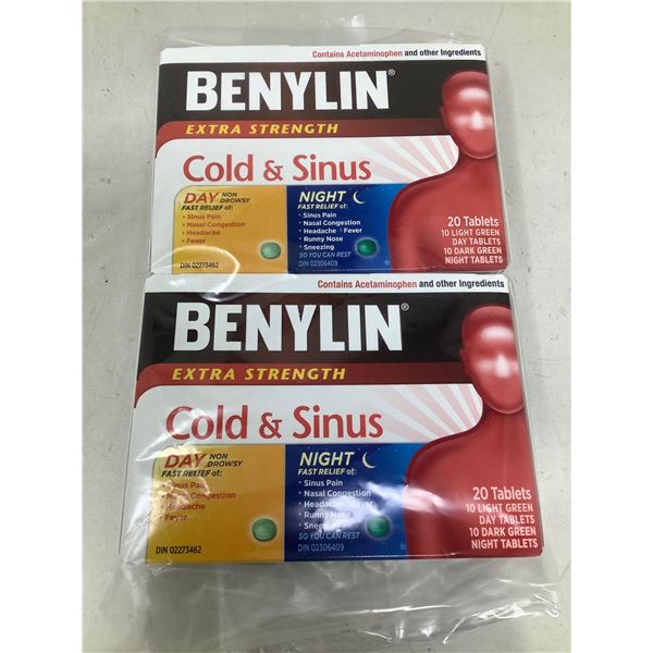 Benylin Extra Strength Cold & Sinus (2 x 20tbs)