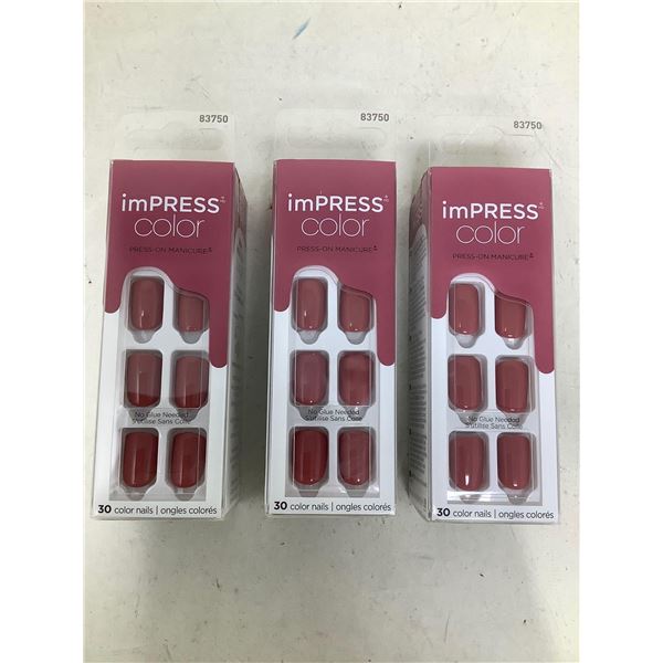imPRESS Color Press-on Nails (3 x 30)