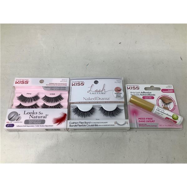 Kiss Adhesive Lashes and Glue