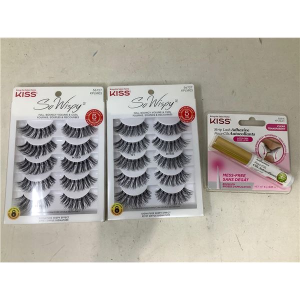 Kiss Adhesive Lashes and Glue