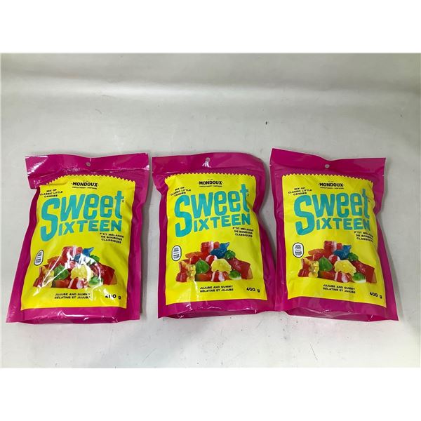 Modoux Sweet Sixteen Gummy Candy (3 x 400g)