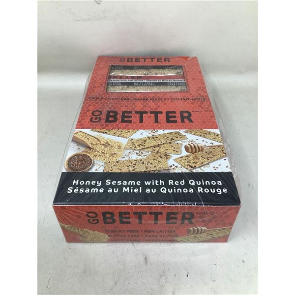 Go Better Honey sesame with Red Quinoa Crispy Bars (24 x 35g)
