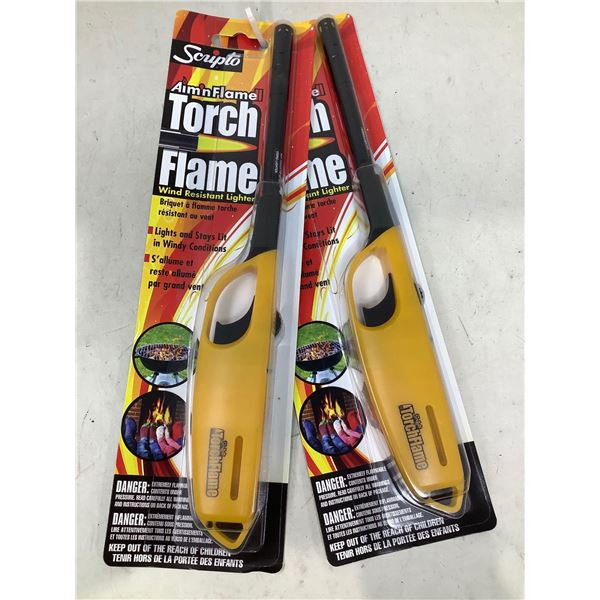 Torch Flame Lighter (2ct) Yellow