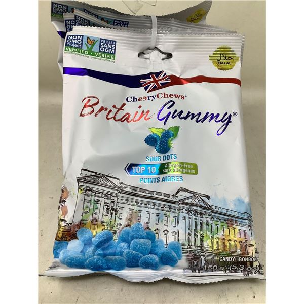 Cheery Chews Britain Gummy-Sour Dots (6 x 150g)