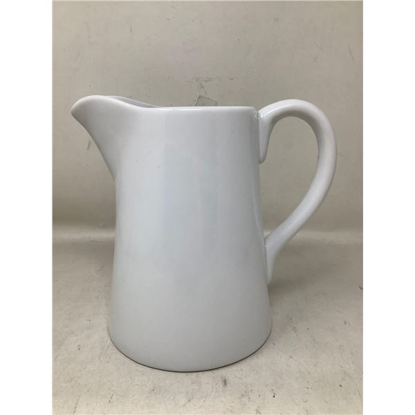 Fitz & Floyd Everyday White Porcelain Pitcher