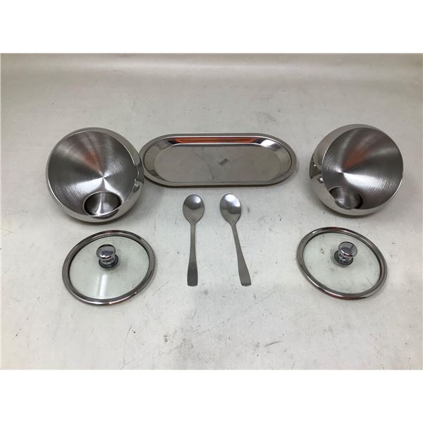 Siver Tea & Sugar Serving Set