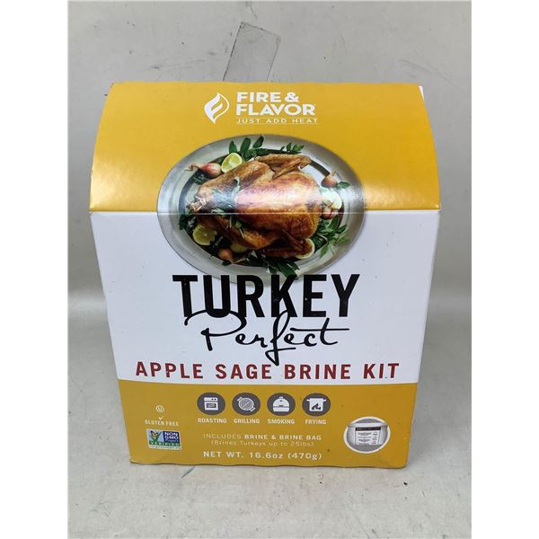 Fire & Flavour Turkey Perfect Apple Sage Brine Kit (470g)