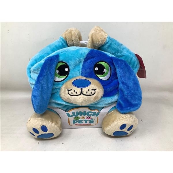 Lunch Pets Plush Lunchbox- Blue