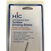 Image 3 : Hic Stainless Steel Tumbler Drinking Straws (6 x 2)