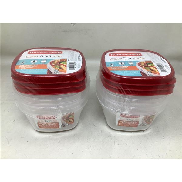 Rubbermaid Easy Find Lids Containers (2 x 3)