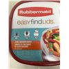 Image 2 : Rubbermaid Easy Find Lids Containers (2 x 3)