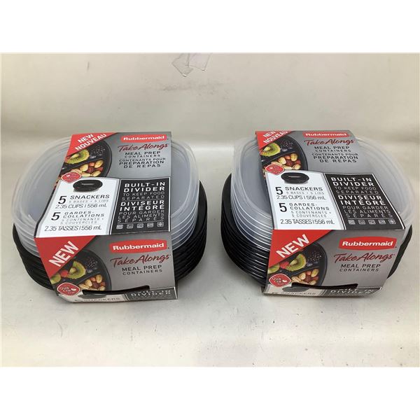 Rubbermaid Take Alongs-Meal Prep (2 x 5)