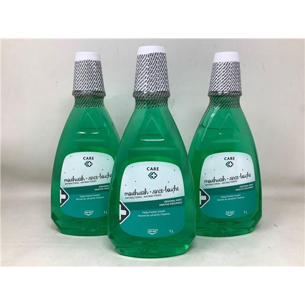 Care Mouthwash-Original Mint (3 x 1L)