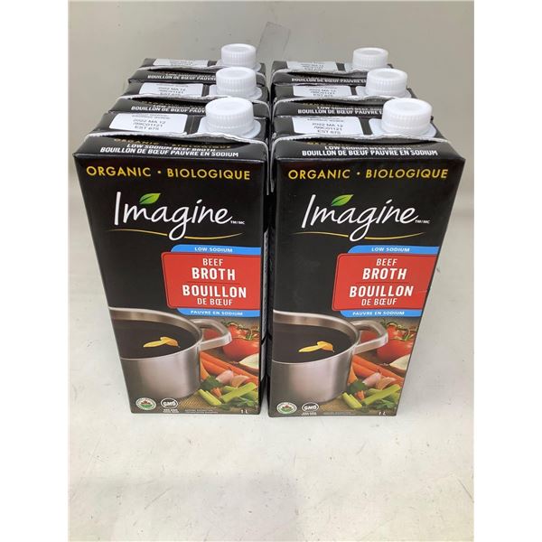 Imagine Organic Beef Broth (6 x 1L)