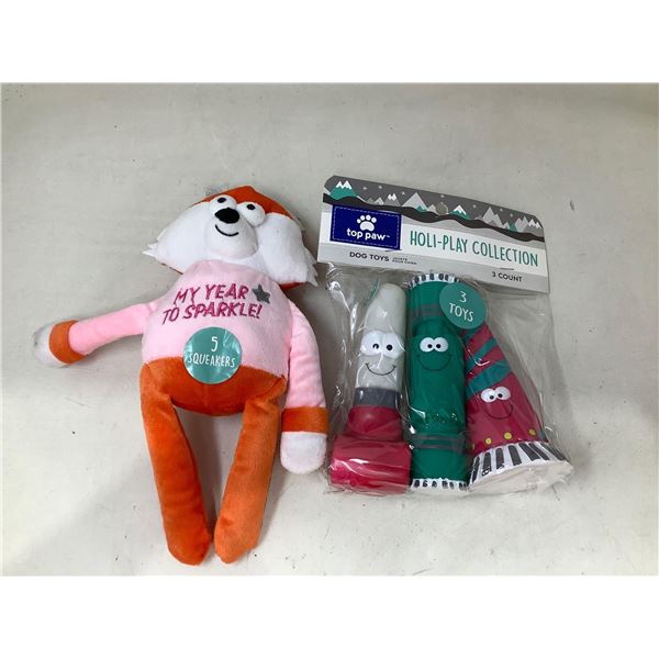 Plush New Year Pet Toys