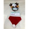 Image 1 : Pet Christmas Headband and Bandana
