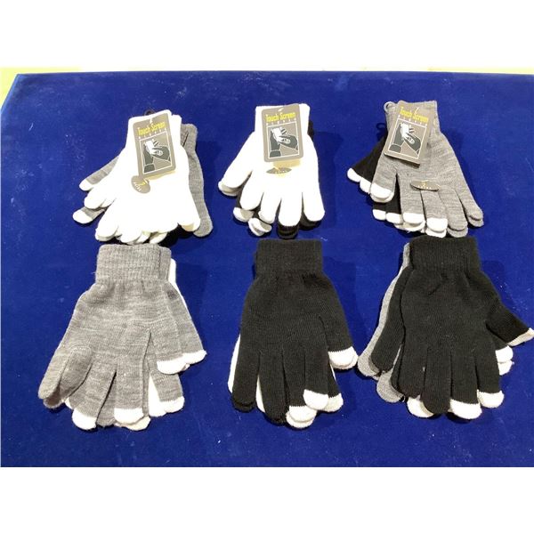 Touch Screen Gloves (2 x 6)