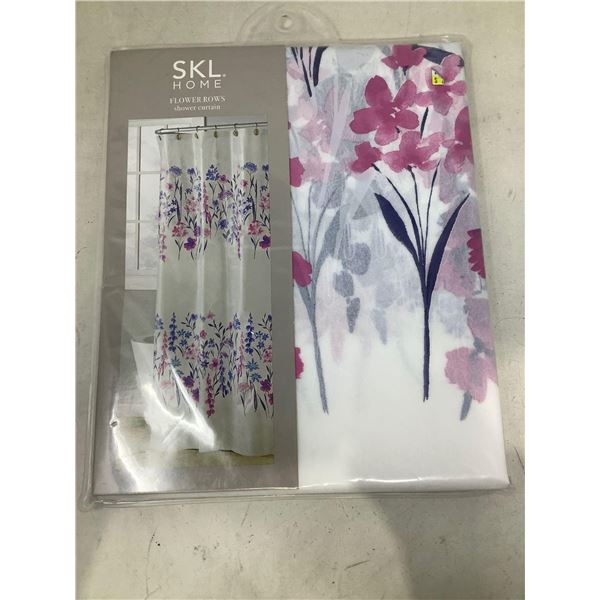 SKL Home Flower Rows Shower Curtain (70in x 72in)