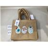 Image 2 : Easter Egg Jute Bags (7- 11in x 9inx 3in)