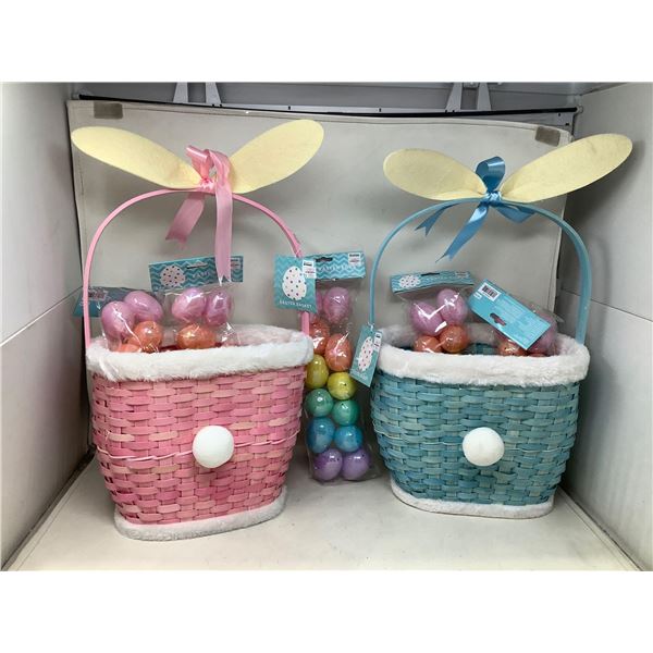 Easter Basket and Eggs