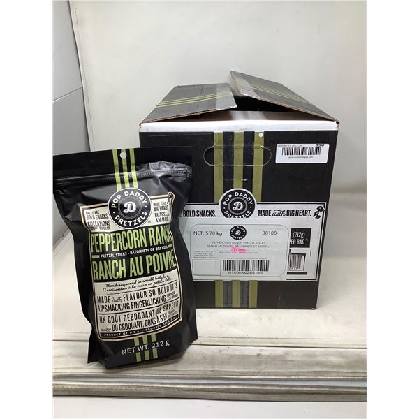 Pop Daddy Pretzels- Peppercorn Ranch (12 x 212g)