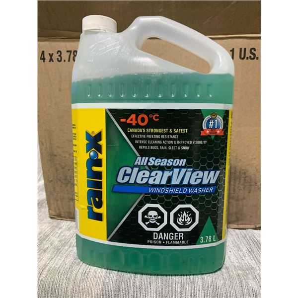 All Season Clear View Windshield Washer Fluid (4 X 3.78L)