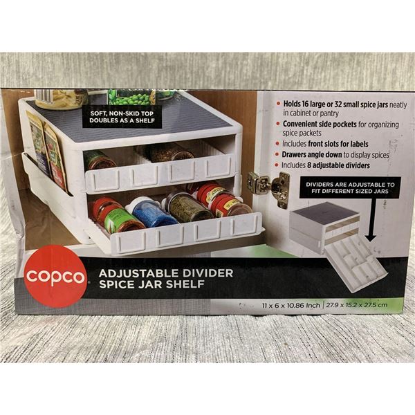 Adjustable Spice Jar Divider