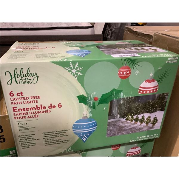 Holliday Living 6 Count Lighted tree path lights