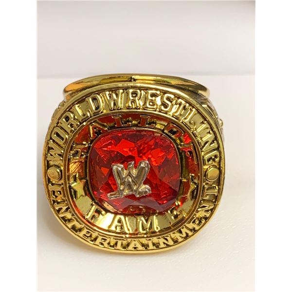 WWE World Wrestling Entertainment Championship Commemorative Ring - Hall of Fame 2008