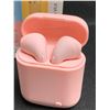 Image 2 : MINI-2 Wireless Earbuds with charger and case NEW IN BOX- Pink